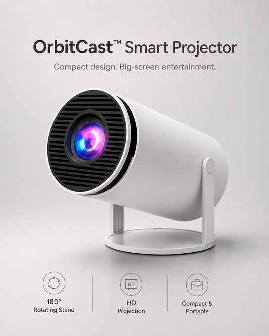 OrbitCast 180° HD Smart Projector™