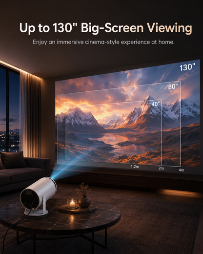 OrbitCast 180° HD Smart Projector™